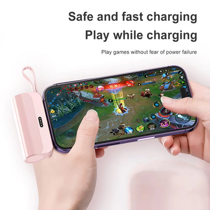 Mini Power Bank 5000Mah Portable Mobile Phone Charger External Battery Power Bank Portable Charger for Iphone Samsung Xiaomi